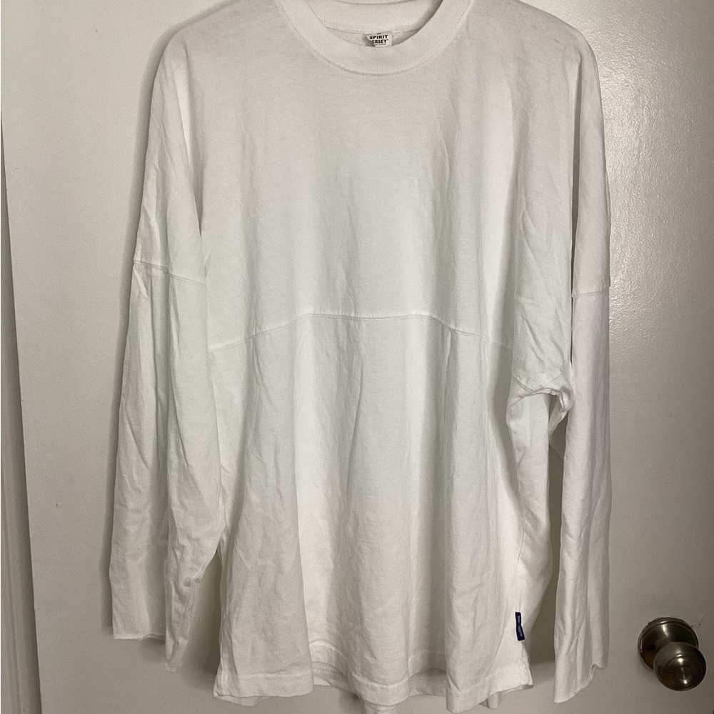 Classic White Long Sleeve Tee - Unbranded
